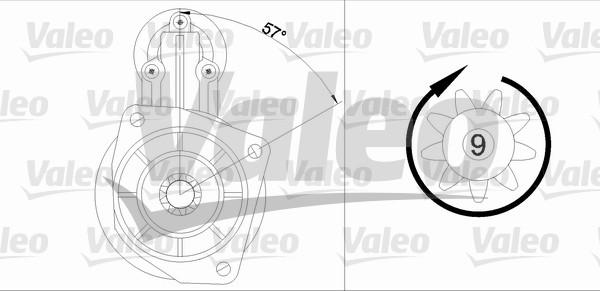 Valeo 455683 - Стартер vvparts.bg