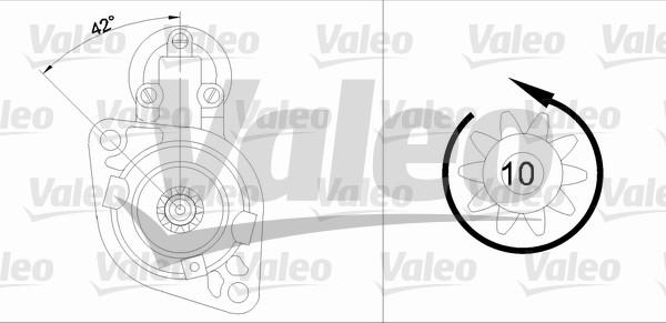 Valeo 455675 - Стартер vvparts.bg