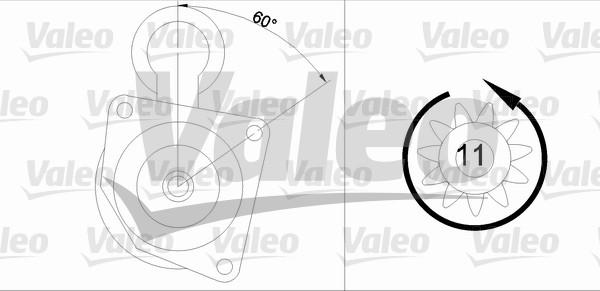 Valeo 455678 - Стартер vvparts.bg