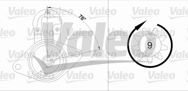 Valeo 455885 - Стартер vvparts.bg