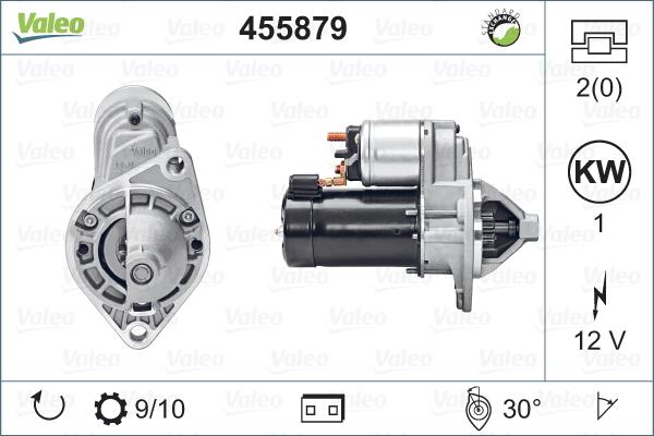 Valeo 455879 - Стартер vvparts.bg