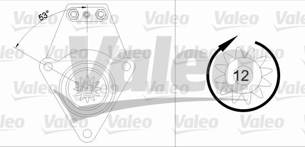 Valeo 455871 - Стартер vvparts.bg