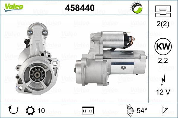 Valeo 458440 - Стартер vvparts.bg