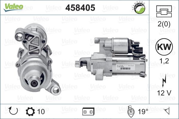 Valeo 458405 - Стартер vvparts.bg