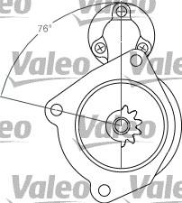 Valeo 458199 - Стартер vvparts.bg