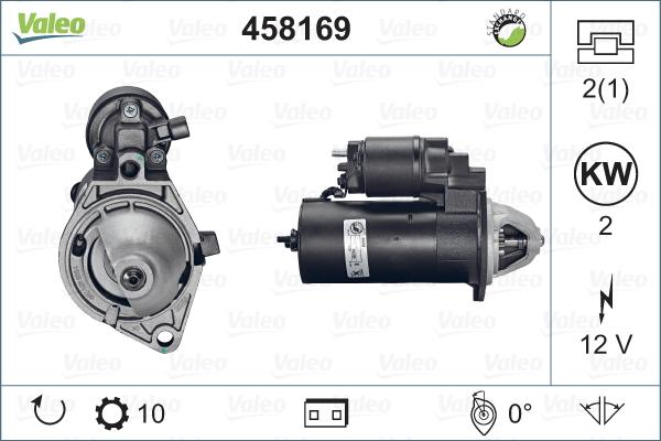 Valeo 458169 - Стартер vvparts.bg