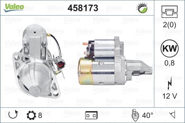 Valeo 458173 - Стартер vvparts.bg