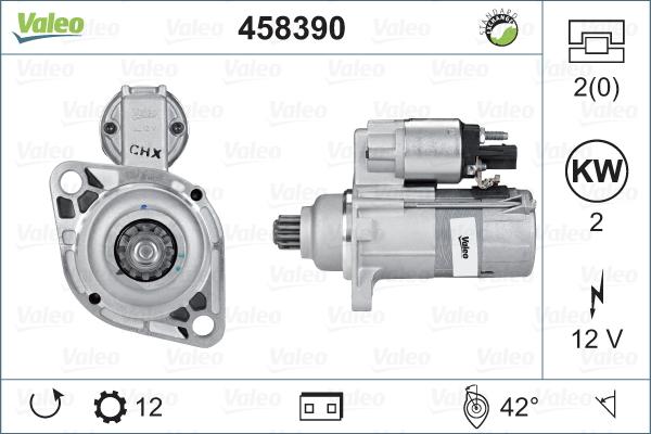 Valeo 458390 - Стартер vvparts.bg