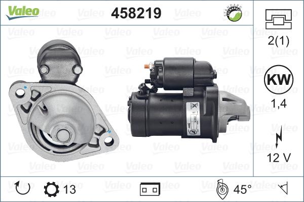 Valeo 458219 - Стартер vvparts.bg