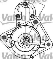 Valeo 458280 - Стартер vvparts.bg