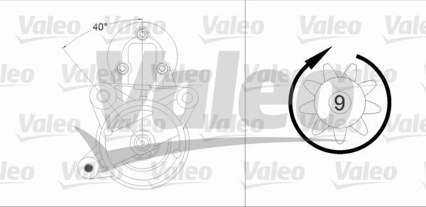 Valeo 458230 - Стартер vvparts.bg