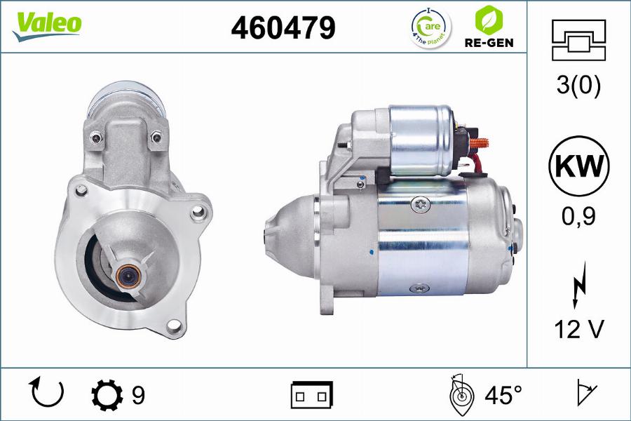 Valeo 460479 - Стартер vvparts.bg