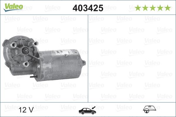 Valeo 403425 - Двигател на чистачките vvparts.bg