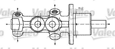 Valeo 402232 - Спирачна помпа vvparts.bg