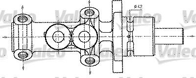 Valeo 402227 - Спирачна помпа vvparts.bg