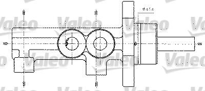 Valeo 402272 - Спирачна помпа vvparts.bg