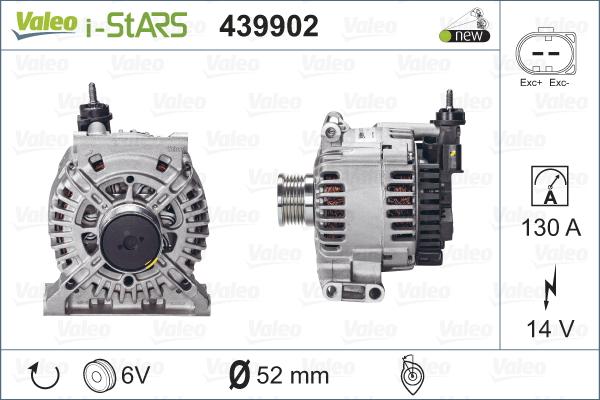 Valeo 439902 - Стартер-генератор vvparts.bg