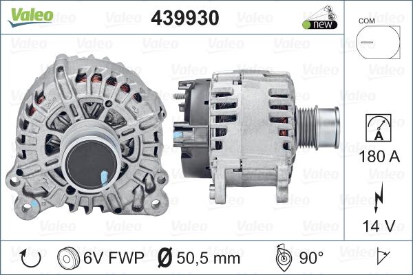 Valeo 439930 - Генератор vvparts.bg