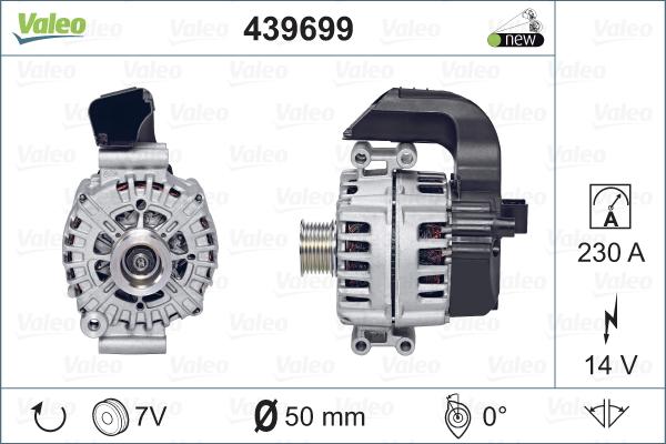 Valeo 439699 - Генератор vvparts.bg