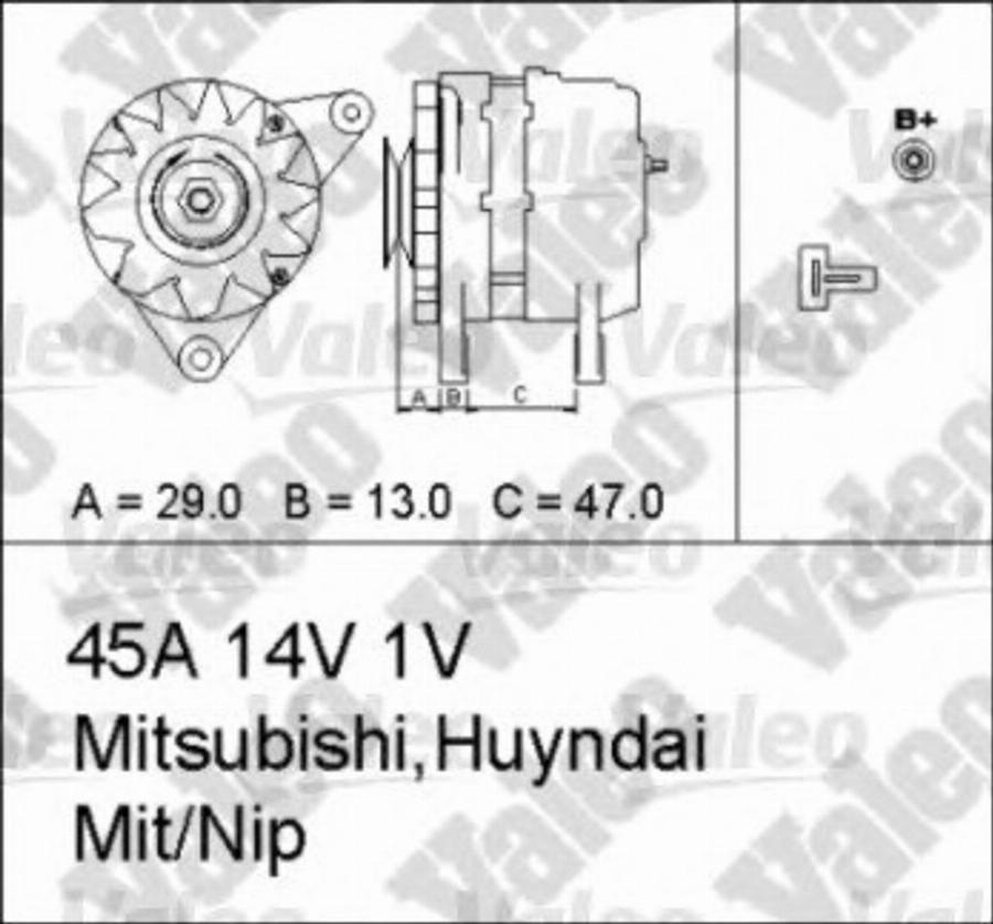 Valeo 436499 - Генератор vvparts.bg