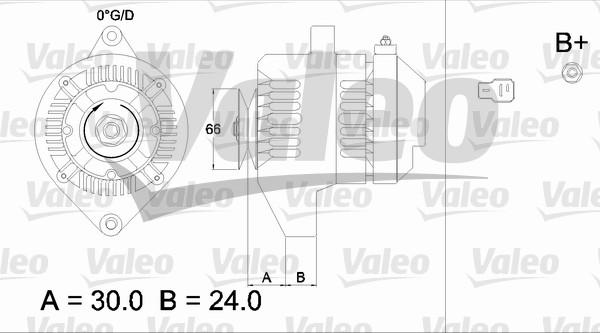 Valeo 436497 - Генератор vvparts.bg