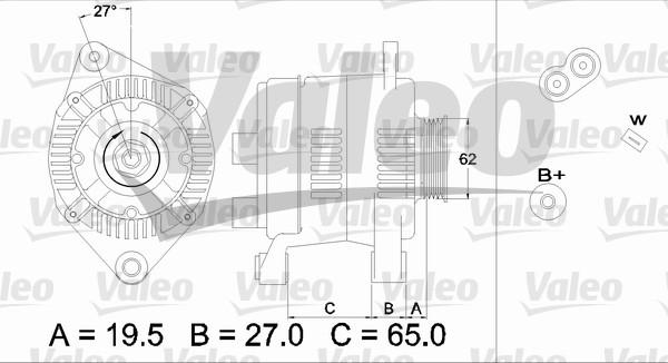 Valeo 436469 - Генератор vvparts.bg