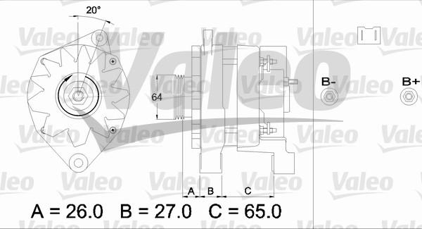 Valeo 436461 - Генератор vvparts.bg