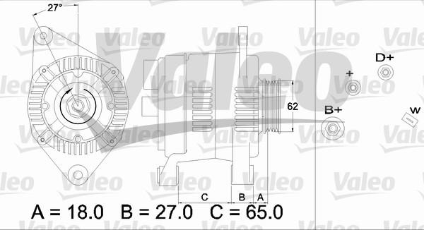 Valeo 436468 - Генератор vvparts.bg