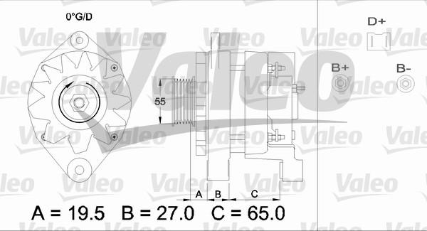 Valeo 436462 - Генератор vvparts.bg