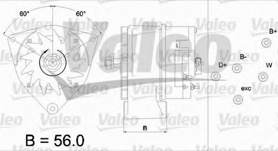 Valeo 436 414 - Генератор vvparts.bg