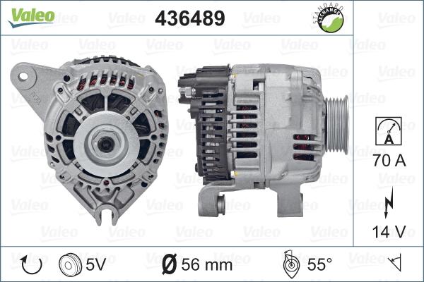 Valeo 436489 - Генератор vvparts.bg