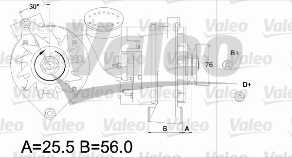 Valeo 436480 - Генератор vvparts.bg