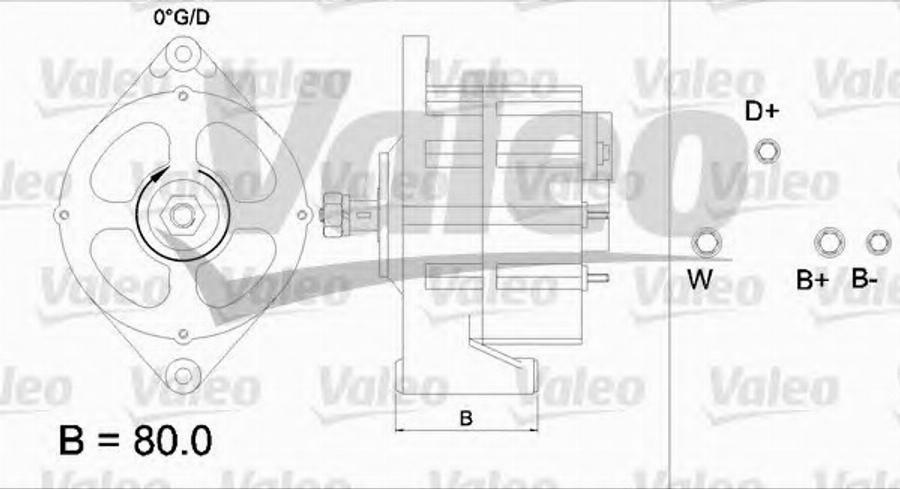 Valeo 436431 - Генератор vvparts.bg