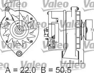 Valeo 436437 - Генератор vvparts.bg