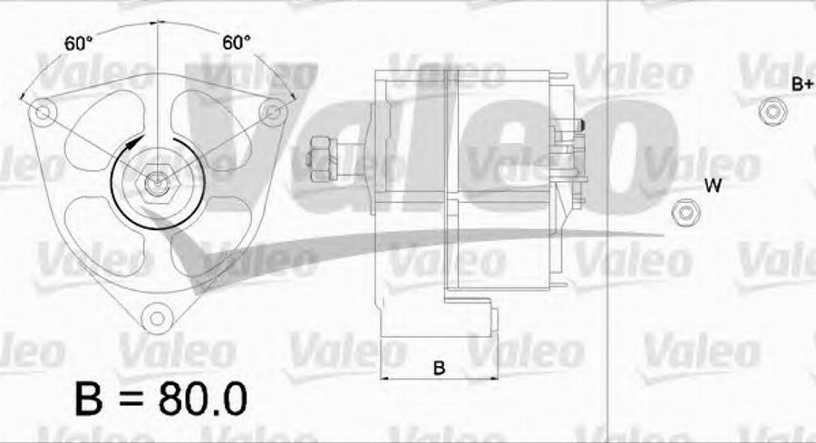 Valeo 436428 - Генератор vvparts.bg