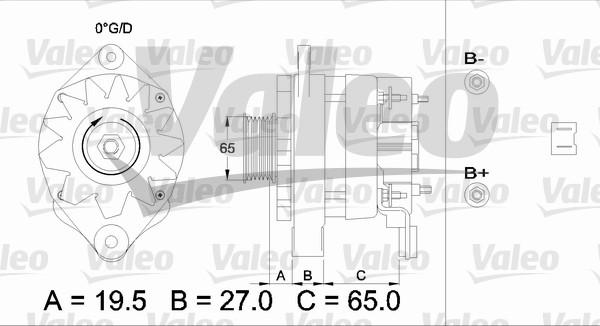 Valeo 436594 - Генератор vvparts.bg