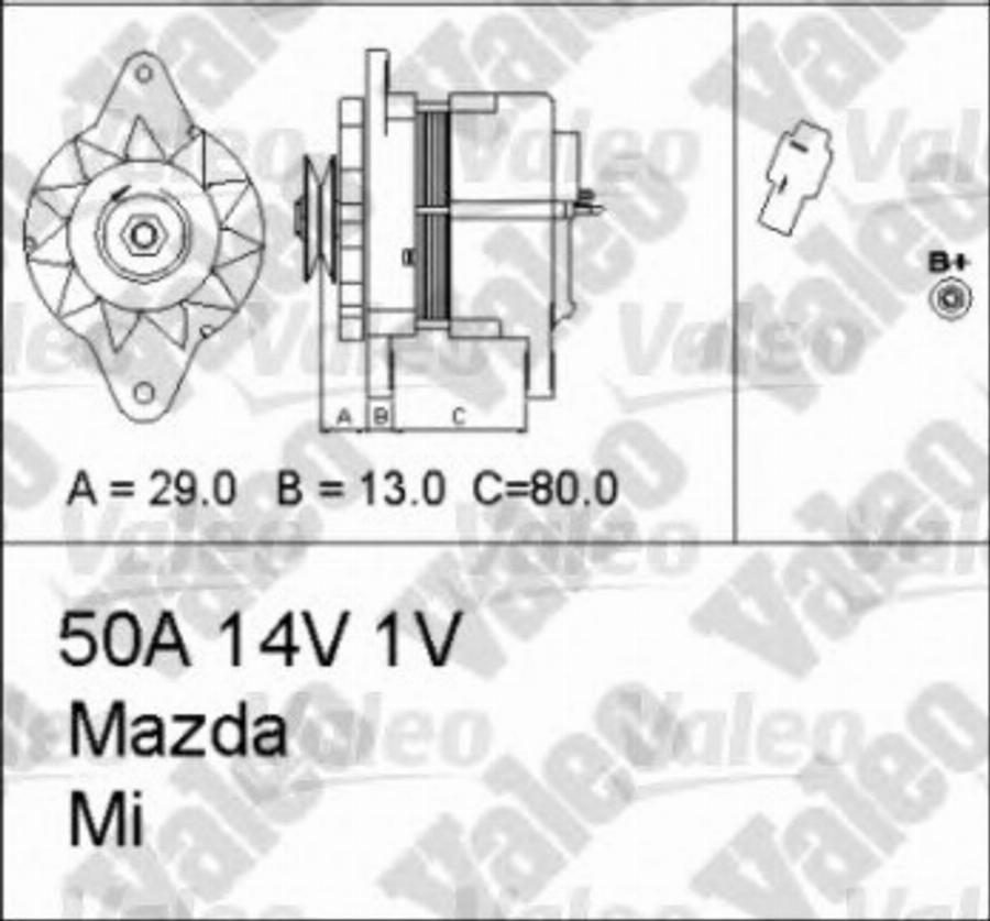 Valeo 436549 - Генератор vvparts.bg