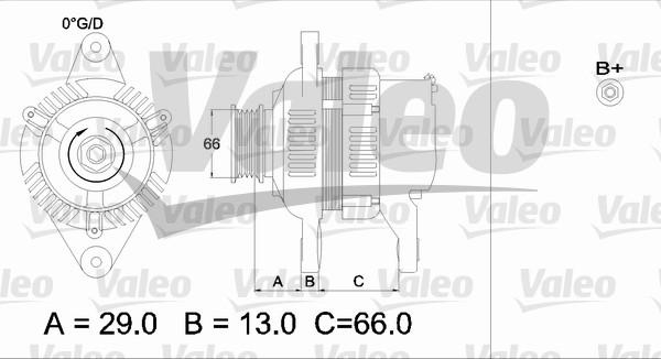 Valeo 436548 - Генератор vvparts.bg