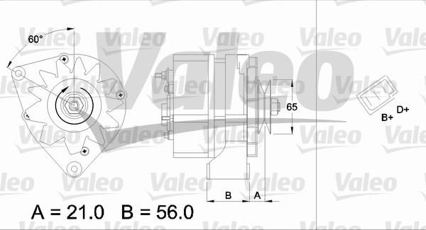 Valeo 436556 - Генератор vvparts.bg