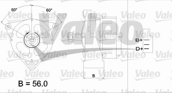 Valeo 436561 - Генератор vvparts.bg