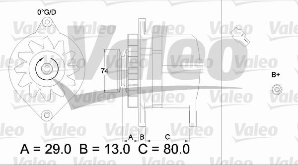 Valeo 436506 - Генератор vvparts.bg