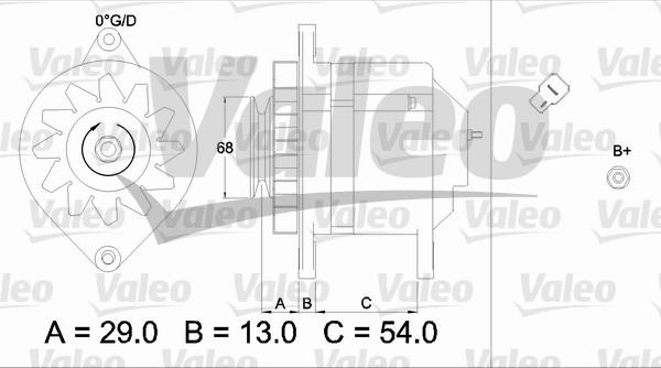 Valeo 436500 - Генератор vvparts.bg