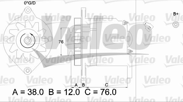 Valeo 436511 - Генератор vvparts.bg