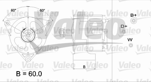 Valeo 436589 - Генератор vvparts.bg