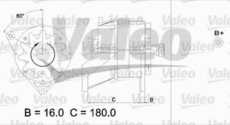 Valeo 436584 - Генератор vvparts.bg