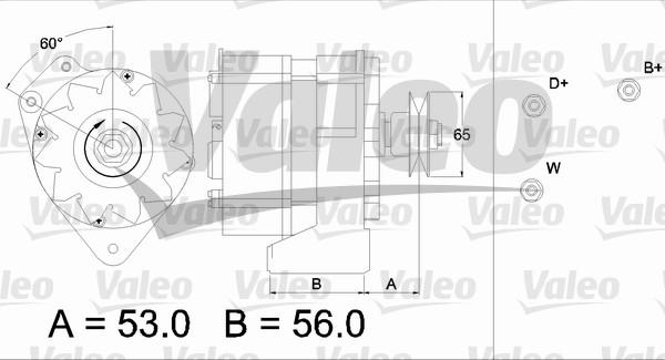 Valeo 436581 - Генератор vvparts.bg