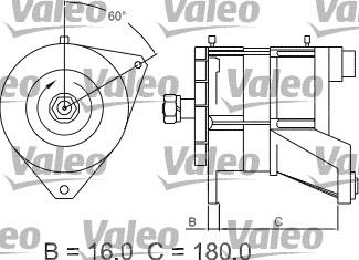 Valeo 436582 - Генератор vvparts.bg