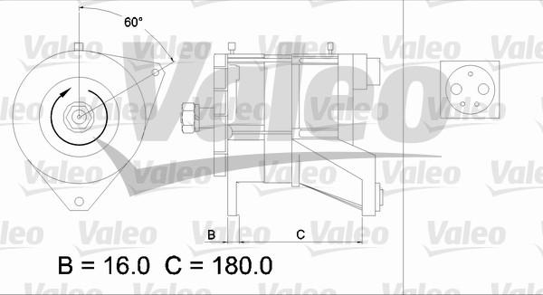 Valeo 436582 - Генератор vvparts.bg