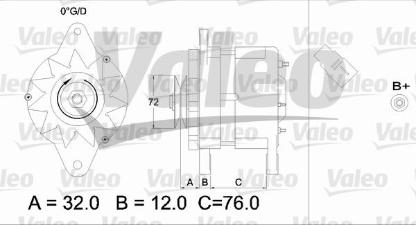 Valeo 436535 - Генератор vvparts.bg