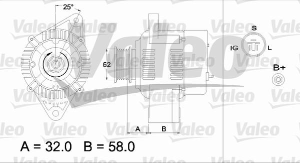 Valeo 436536 - Генератор vvparts.bg